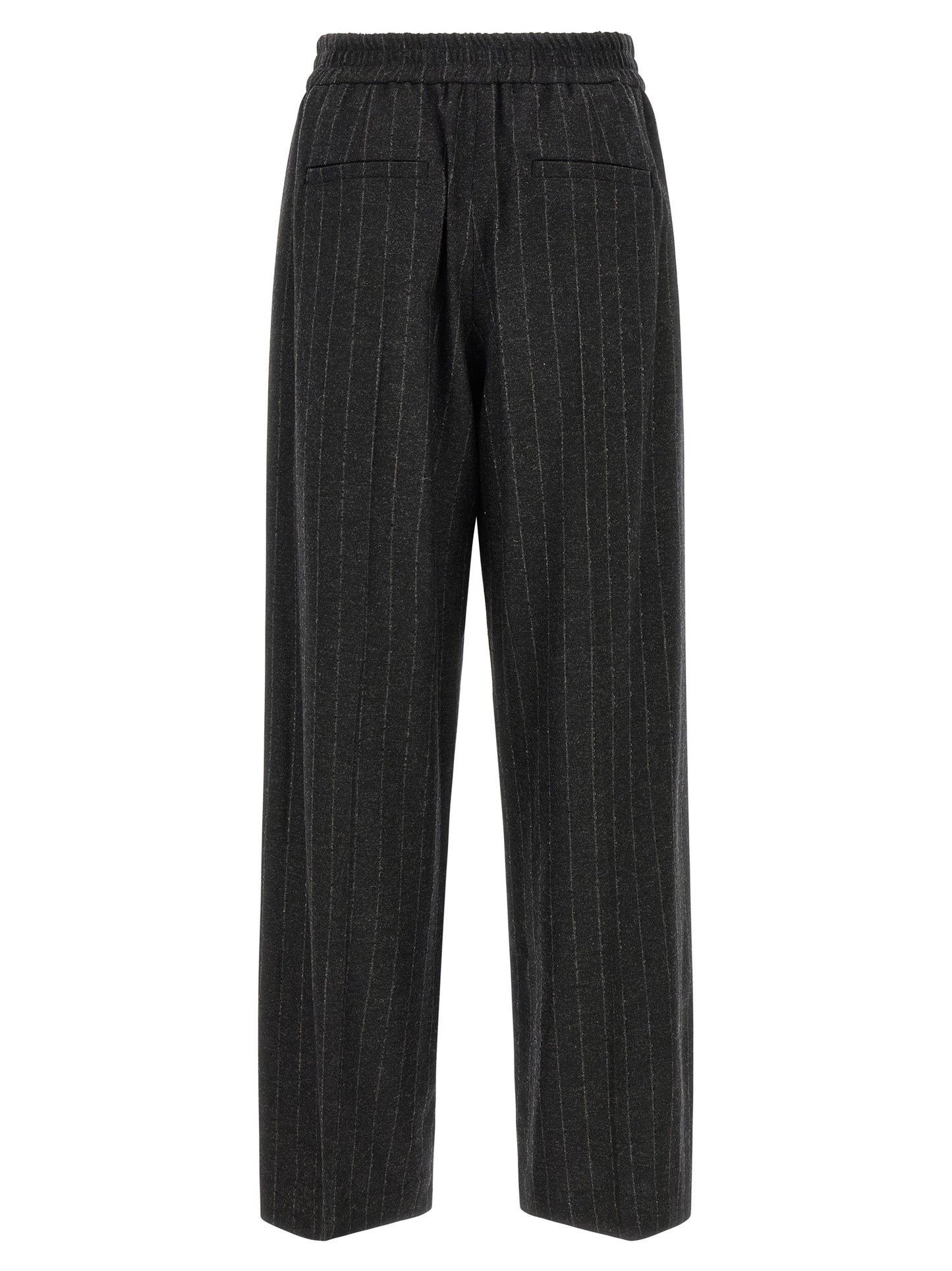 Brunello Cucinelli Graue Hose aus reiner Schurwolle