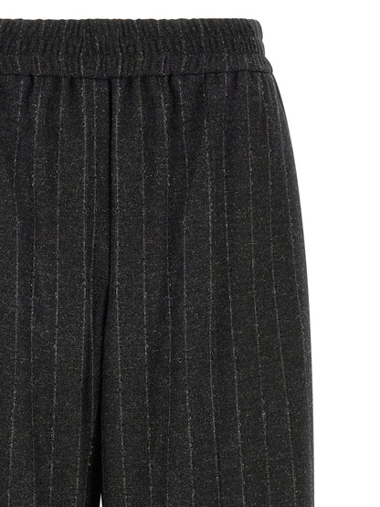 Brunello Cucinelli Graue Hose aus reiner Schurwolle