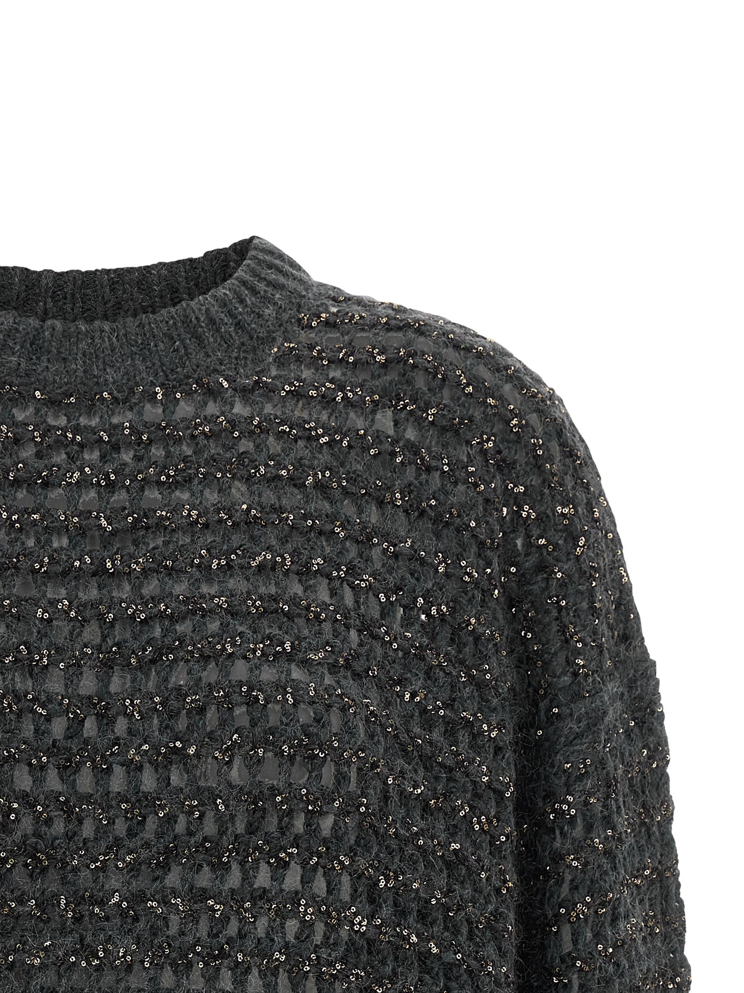 Brunello Cucinelli Grauer Cardigan aus Elasthan