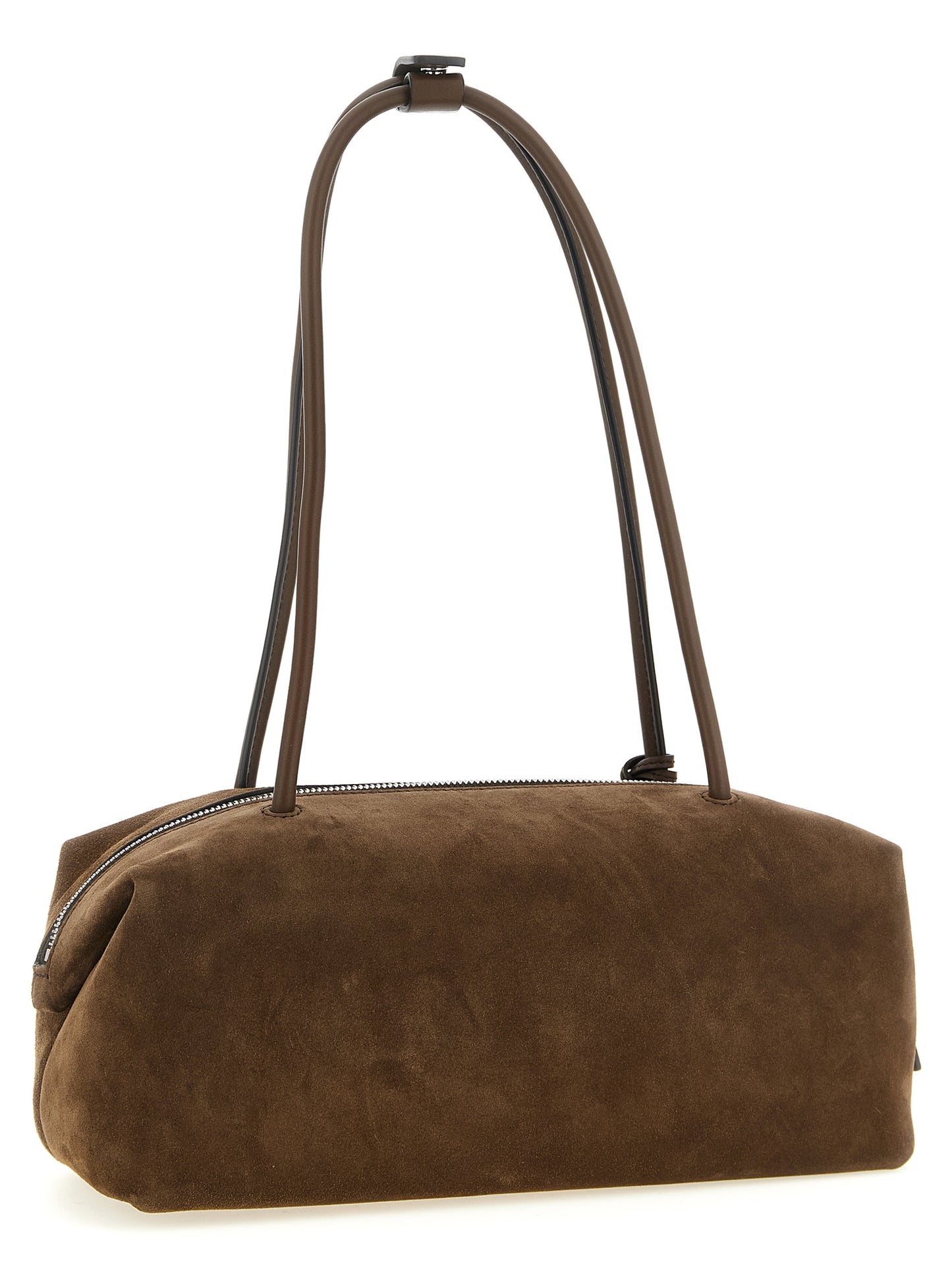 Max Mara Braunes Kalbsleder Damen Crossbody Tasche