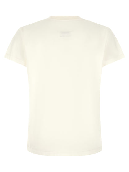 MM6 Maison Margiela Weißes Baumwoll-T-Shirt
