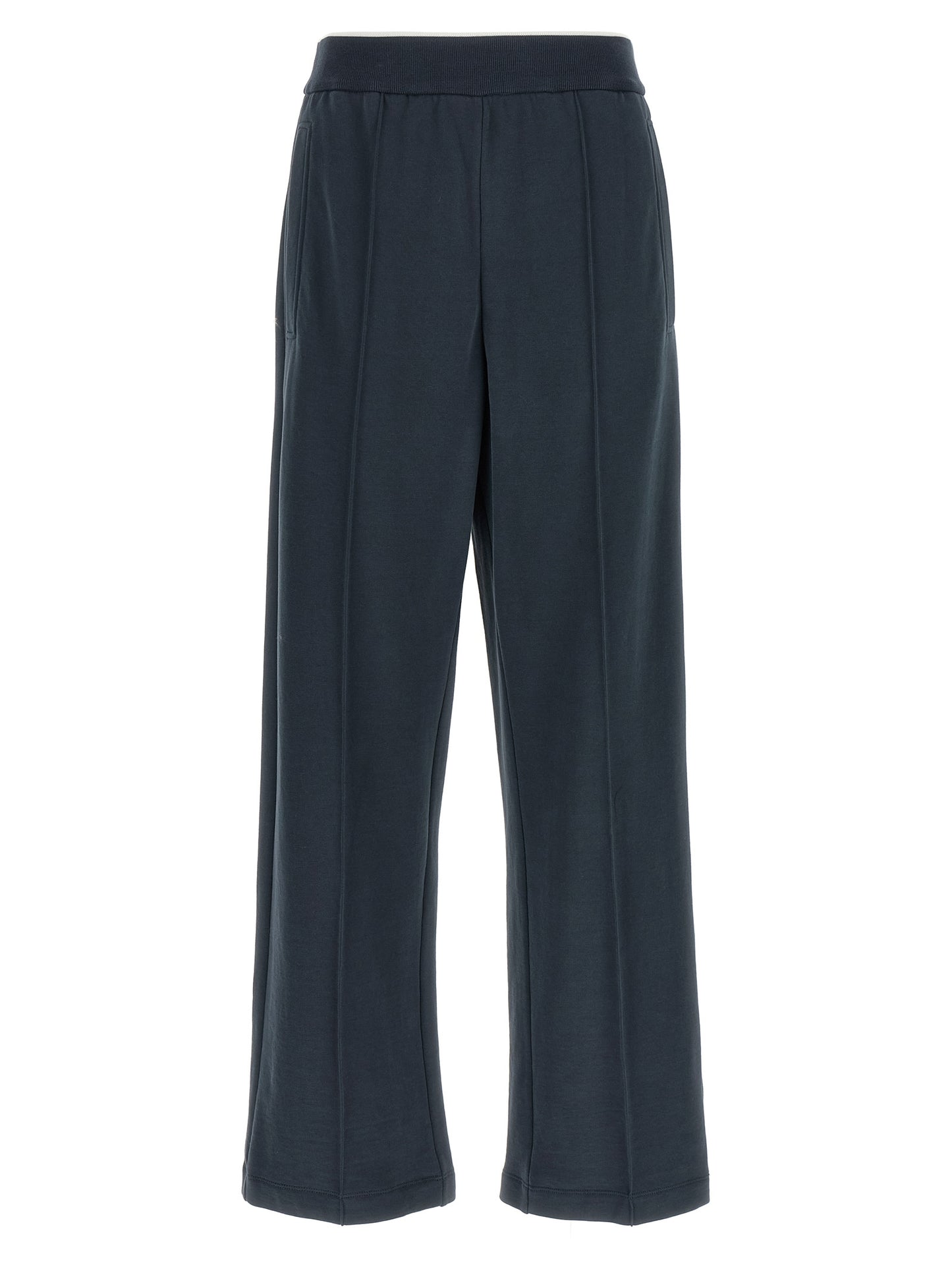Brunello Cucinelli Blaue Baumwoll-Jogginghose (Trainingshose)