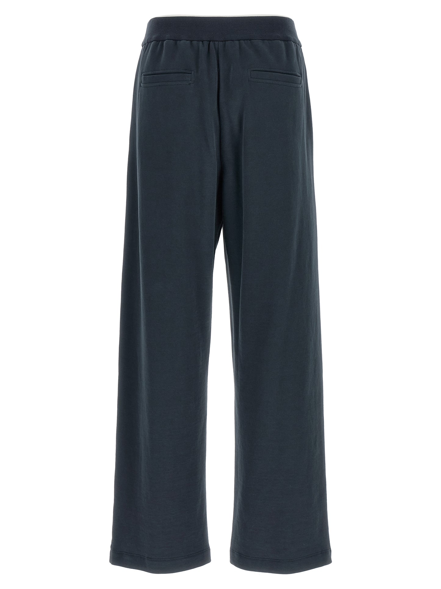 Brunello Cucinelli Blaue Baumwoll-Jogginghose (Trainingshose)