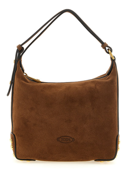 Tod's Braunes Kalbsleder Damen Crossbody Tasche