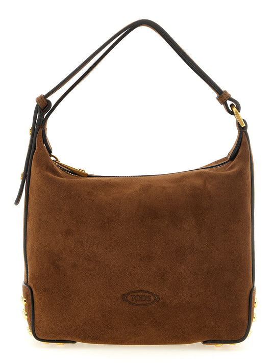 Tod's Braunes Kalbsleder Damen Crossbody Tasche