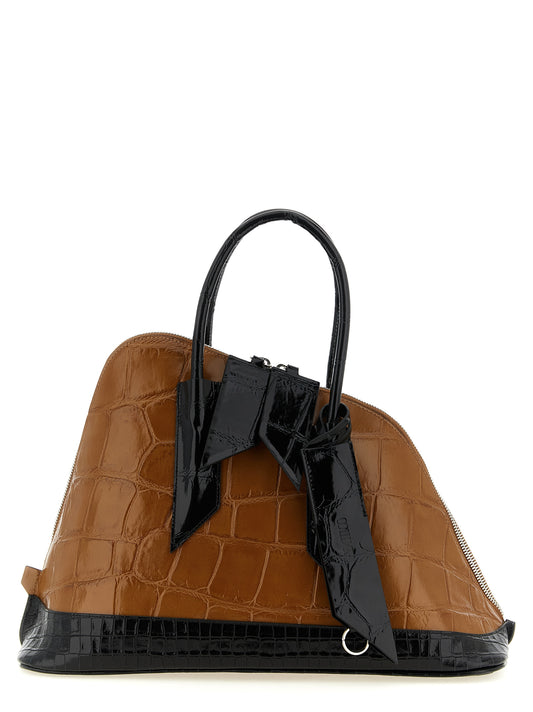 The Attico Borsa da donna Marrone in Pelle di vitello