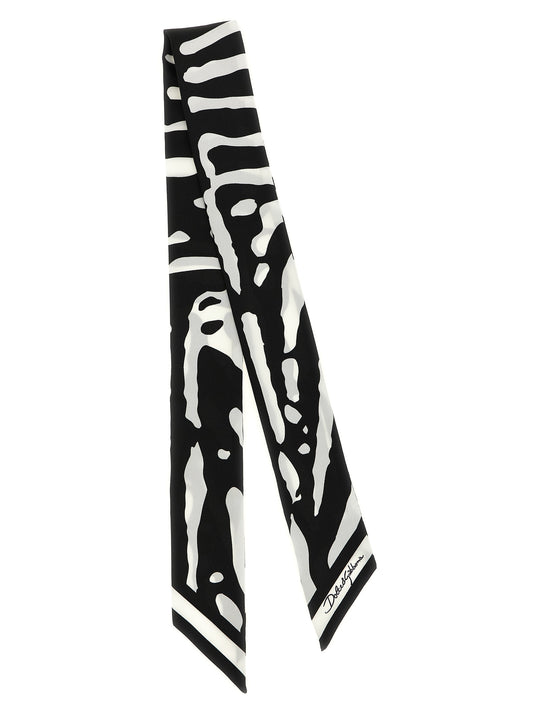 Dolce & Gabbana Zweifarbiger Seidenschal