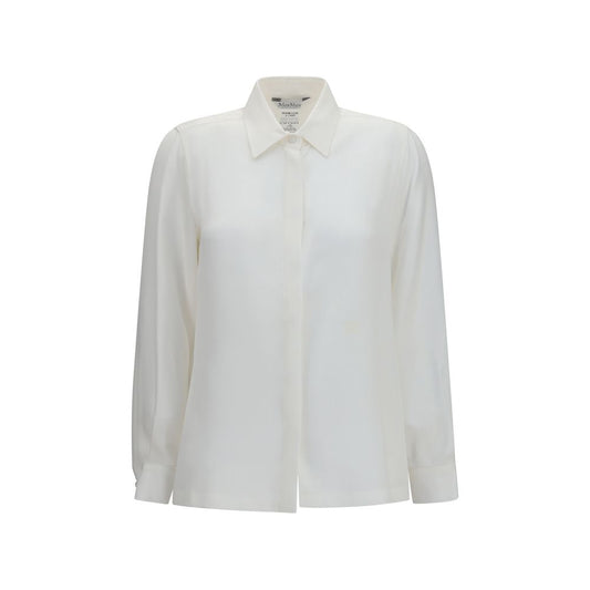 Max Mara Camicia in Seta – Bianco