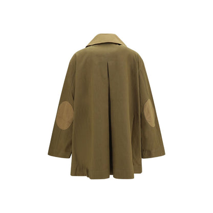 Ganni Baumwolljacke in Zweifarbenoptik