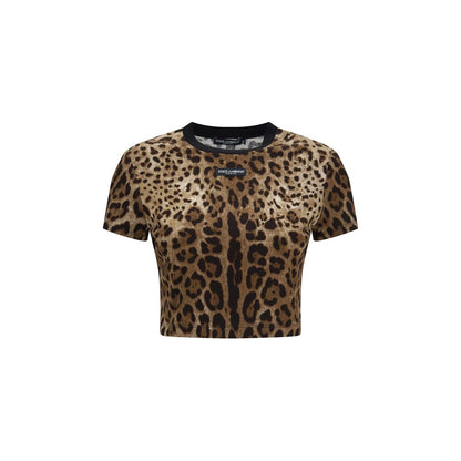 Dolce & Gabbana Beiges Baumwoll-T-Shirt