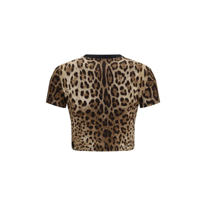 Dolce & Gabbana Beiges Baumwoll-T-Shirt