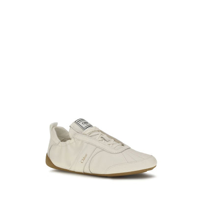 Chloé Beige Stoff-Sneaker