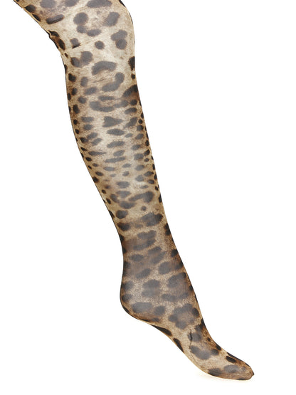 Dolce & Gabbana Braune Polyamid-Socken