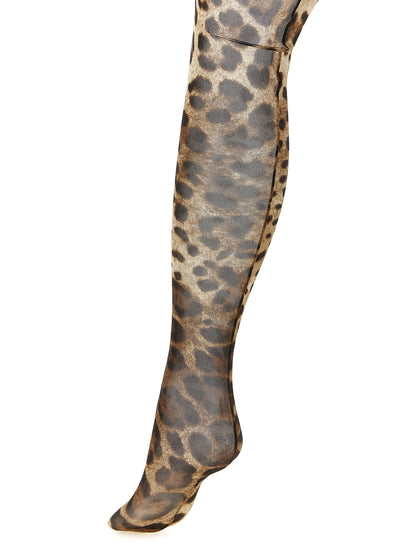 Dolce & Gabbana Braune Polyamid-Socken