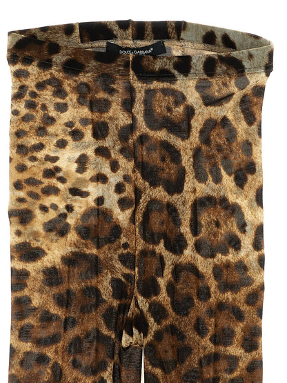 Dolce & Gabbana Braune Polyamid-Socken