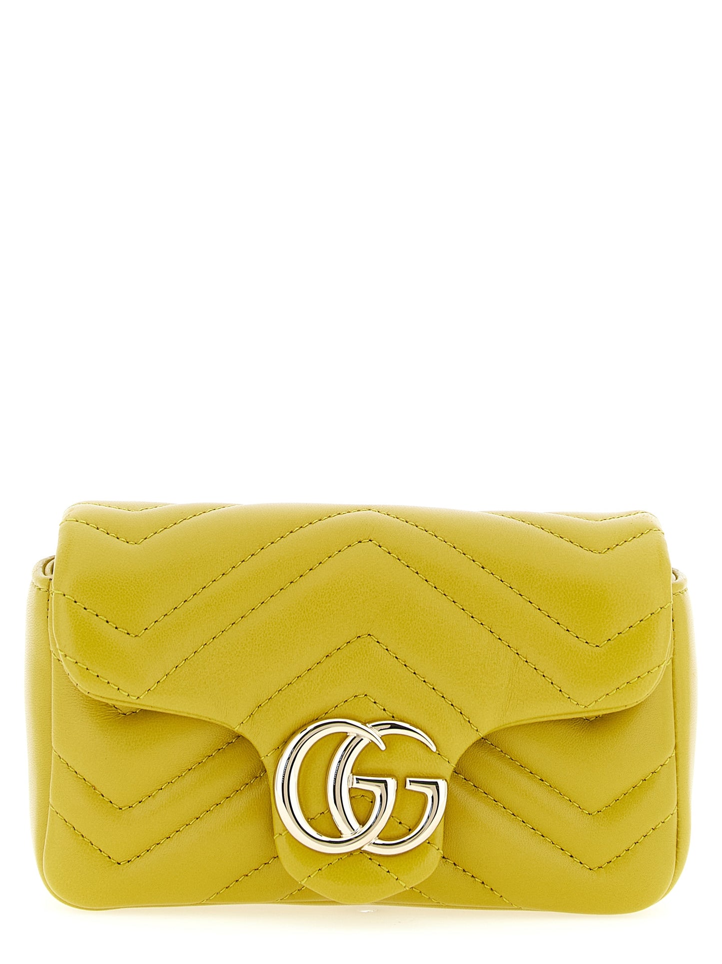 Gucci Schultertasche aus zweifarbigem Lammleder