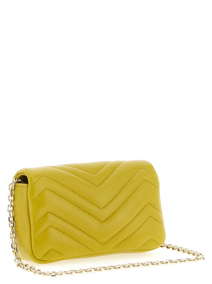 Gucci Schultertasche aus zweifarbigem Lammleder