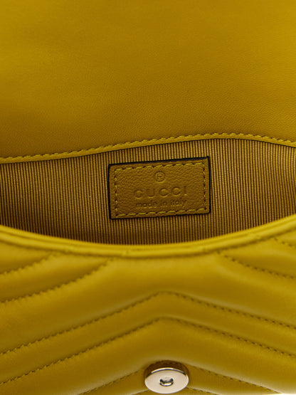 Gucci Schultertasche aus zweifarbigem Lammleder