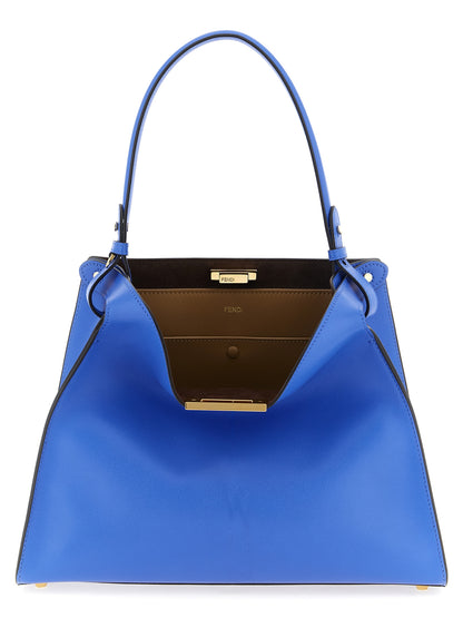 Fendi Handtasche aus blauem Kalbsleder