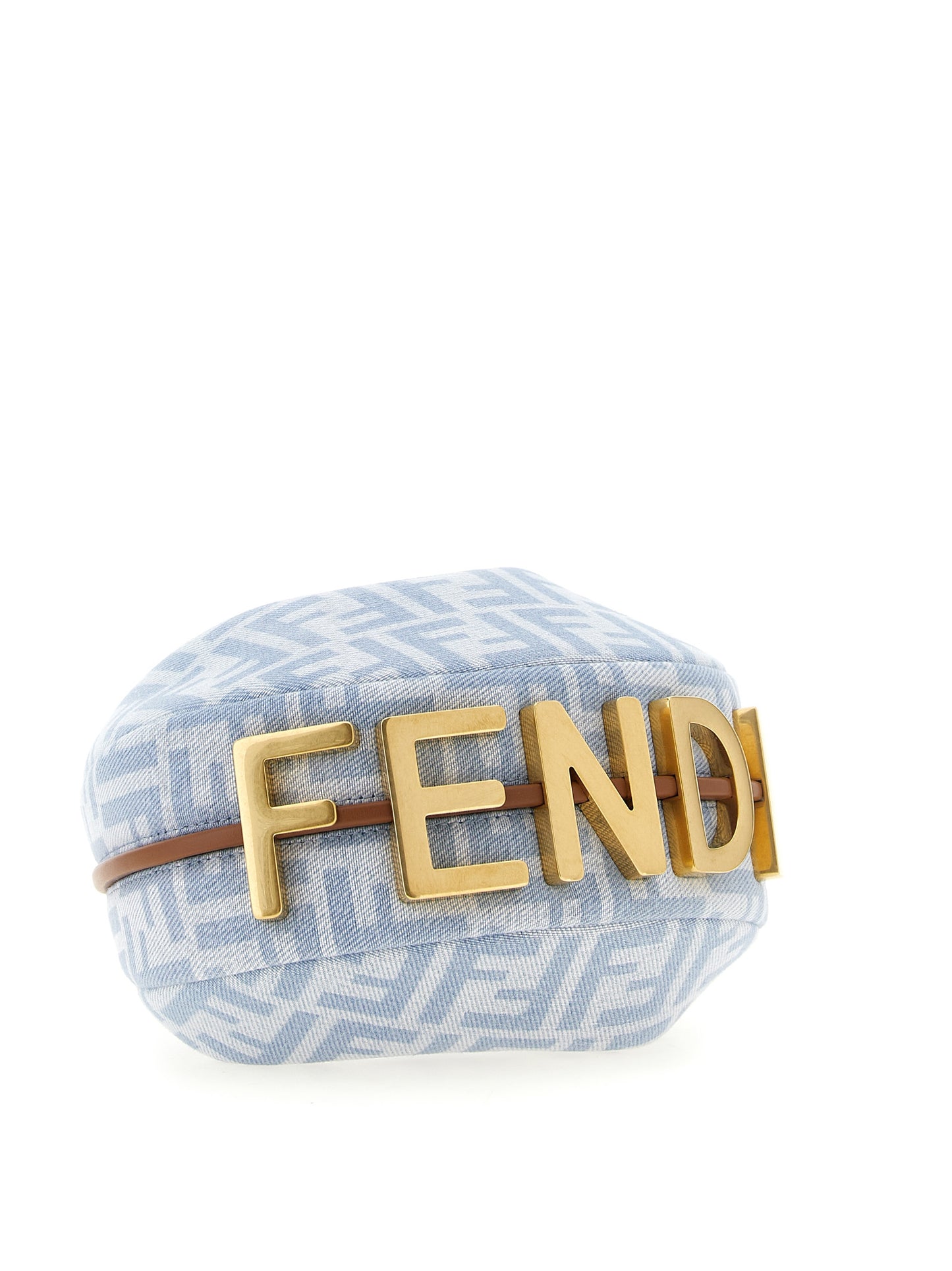 Fendi Blaue Baumwoll-Handtasche