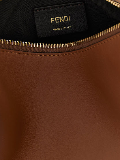 Fendi Braune Kalbsleder-Handtasche