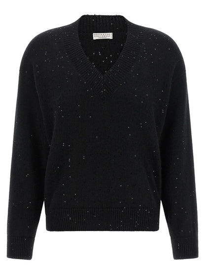 Brunello Cucinelli Schwarzer Kaschmir-Cardigan