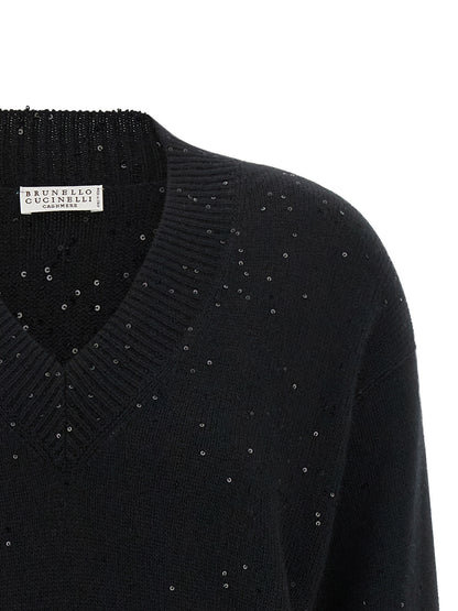 Brunello Cucinelli Schwarzer Kaschmir-Cardigan