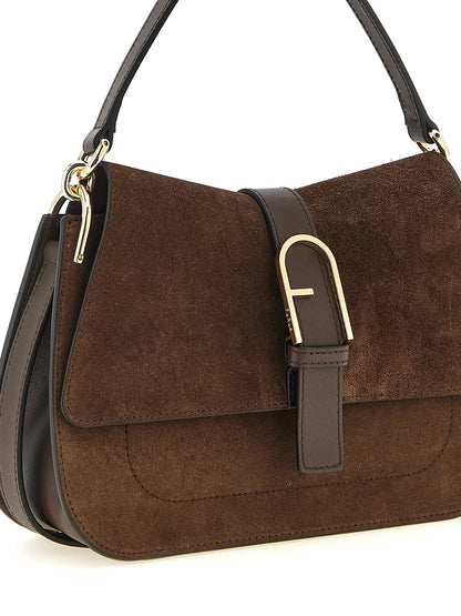 Furla Braune Kalbsleder-Handtasche
