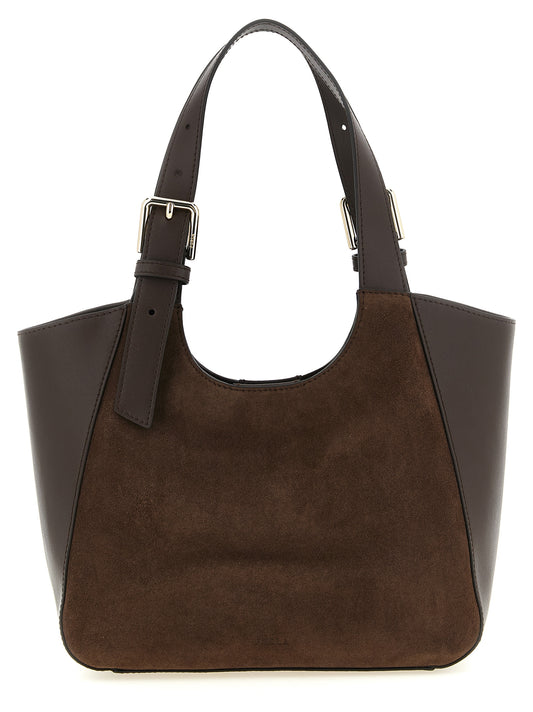 Furla Braune Kalbsleder-Handtasche