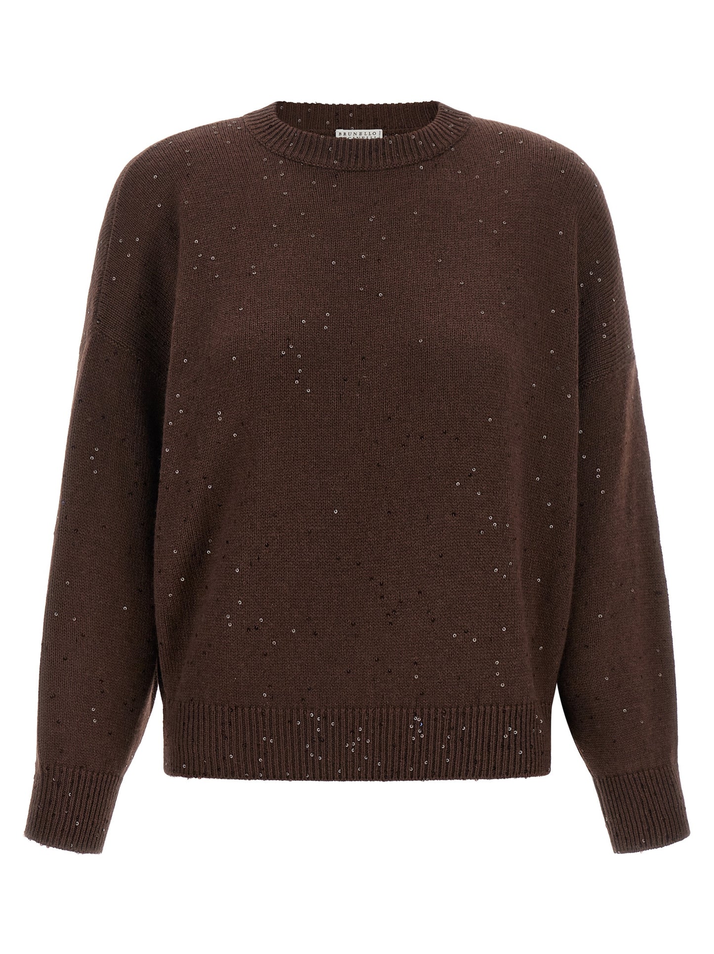 Brunello Cucinelli Brauner Kaschmir-Strickjacke