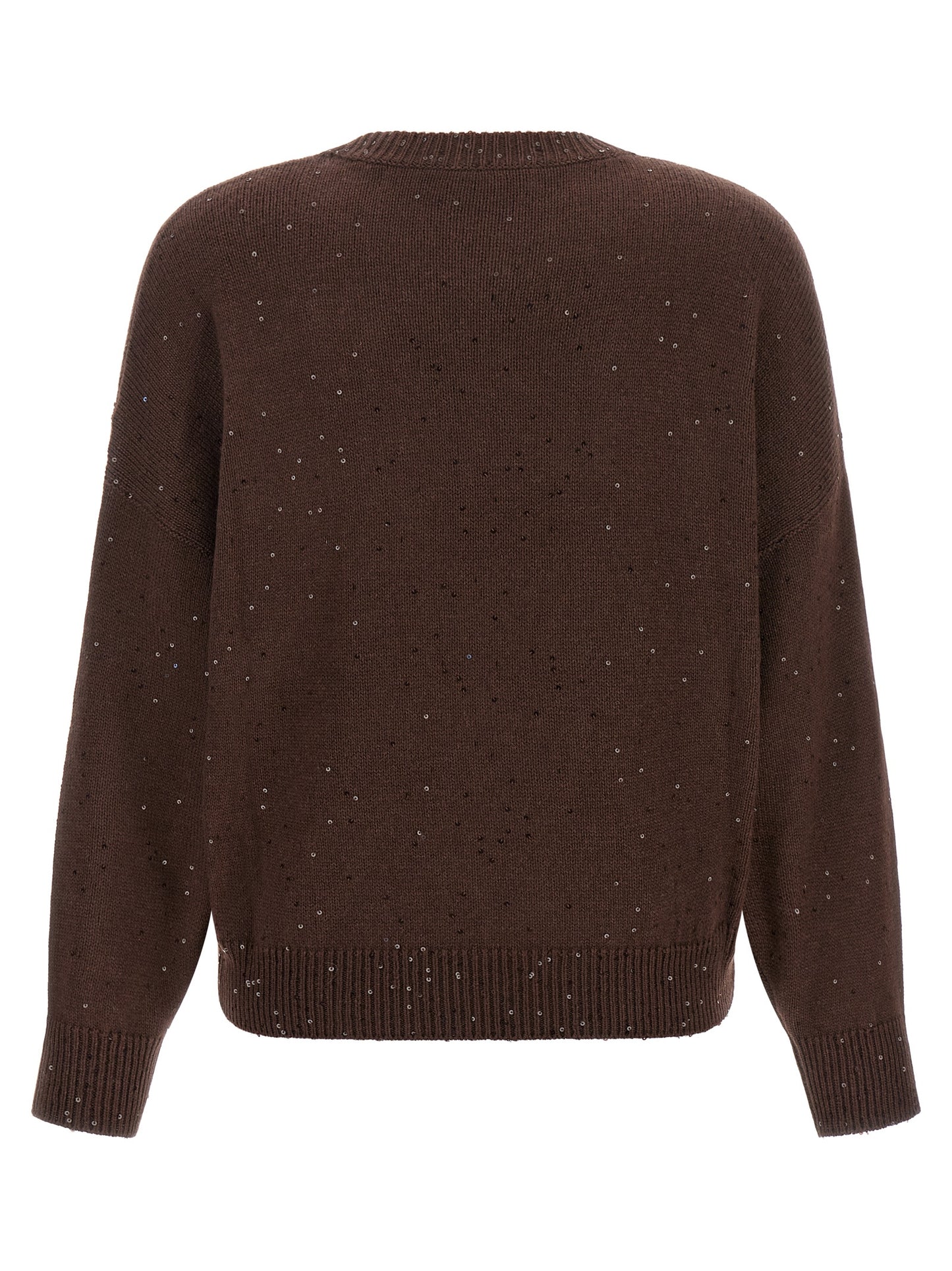 Brunello Cucinelli Brauner Kaschmir-Strickjacke