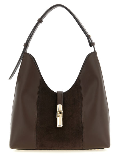 Furla Braunes Kalbsleder Damen Crossbody Tasche