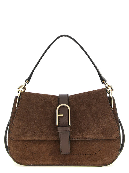 Furla Braune Kalbsleder-Handtasche