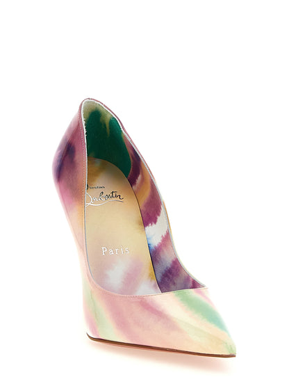 Christian Louboutin Mehrfarbige Pumps aus Kalbsleder mit hohem Absatz