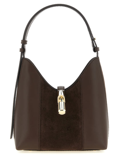 Furla Braunes Kalbsleder Damen Crossbody Tasche