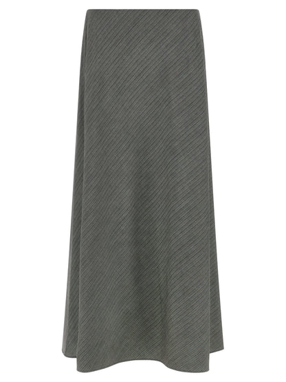 Alberta Ferretti Grauer Minirock aus Viskose