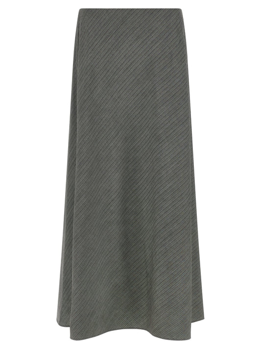 Alberta Ferretti Grauer Minirock aus Viskose