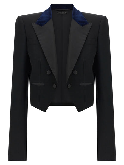 Tom Ford Schwarzer Wollblazer