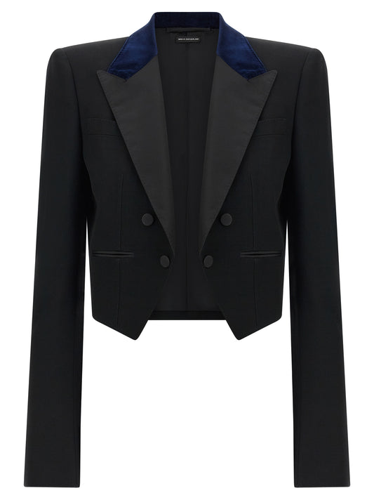 Tom Ford Schwarzer Wollblazer