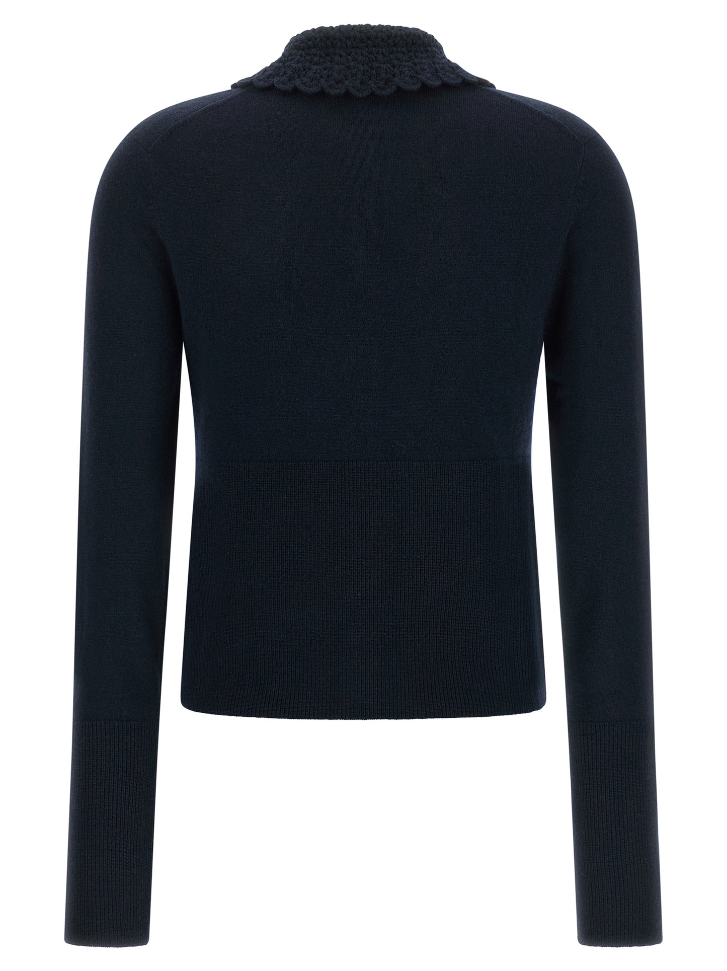 Chloé Blauer Wollcardigan