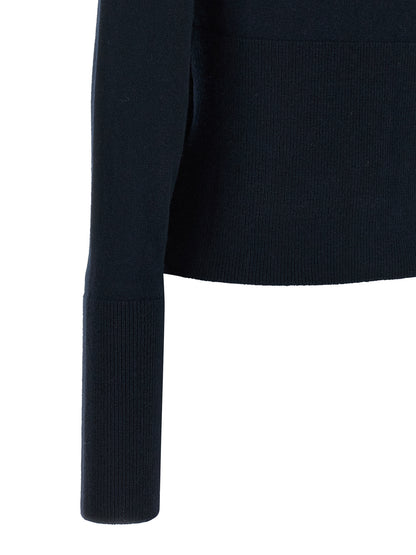 Chloé Blauer Wollcardigan