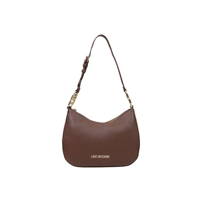Love Moschino Braune Handtasche aus Polyethylen
