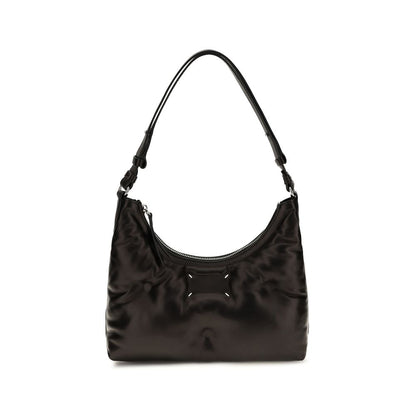 Maison Margiela Schwarze Lammleder Schultertasche Ovis Aries Aries
