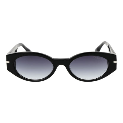 Trussardi Schwarze Sonnenbrille aus Acetat