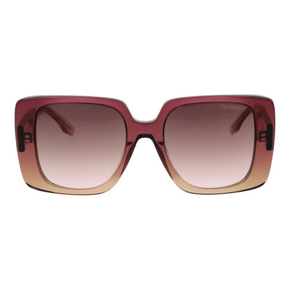 Trussardi Sonnenbrille aus rosa Azetat