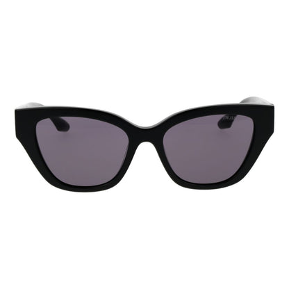 Trussardi Schwarze Sonnenbrille aus Acetat
