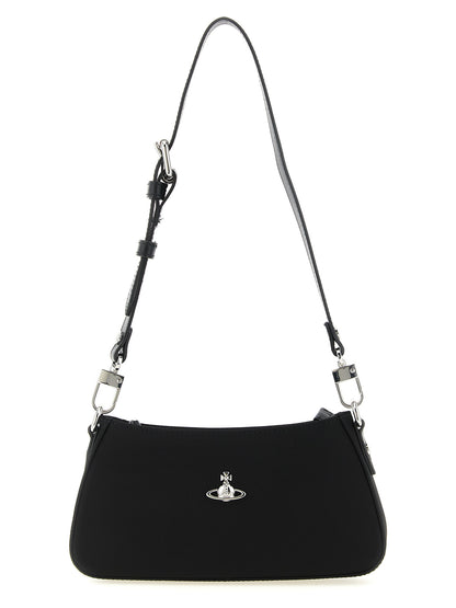 Vivienne Westwood Schwarze Schultertasche aus Polyester