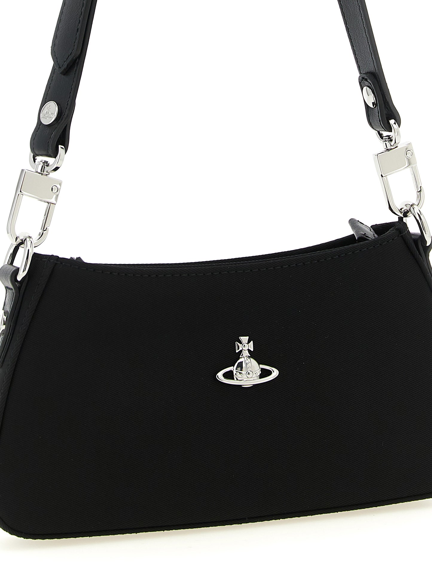 Vivienne Westwood Schwarze Schultertasche aus Polyester