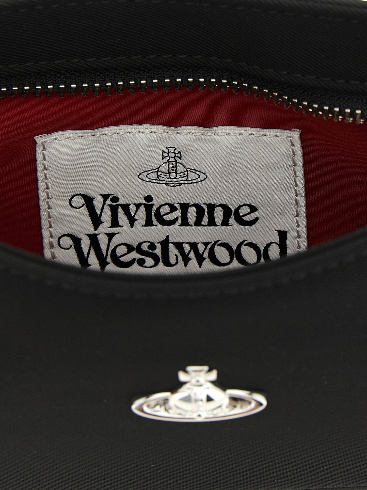 Vivienne Westwood Schwarze Schultertasche aus Polyester