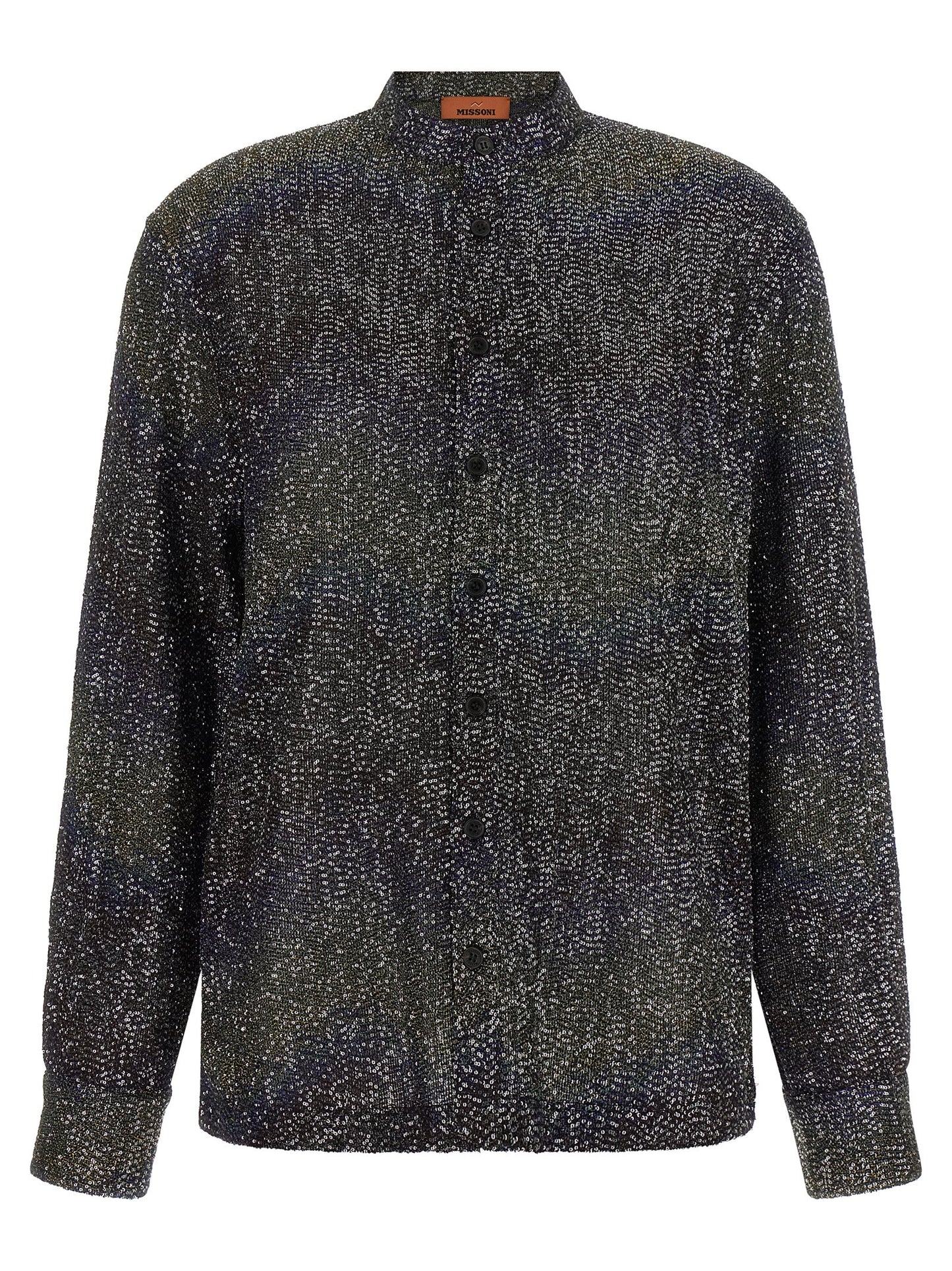 Missoni Mehrfarbige Strickjacke aus Polyamid